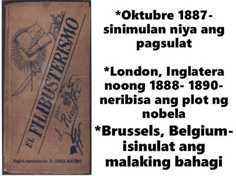 oktubre 1887 el filibusterismo